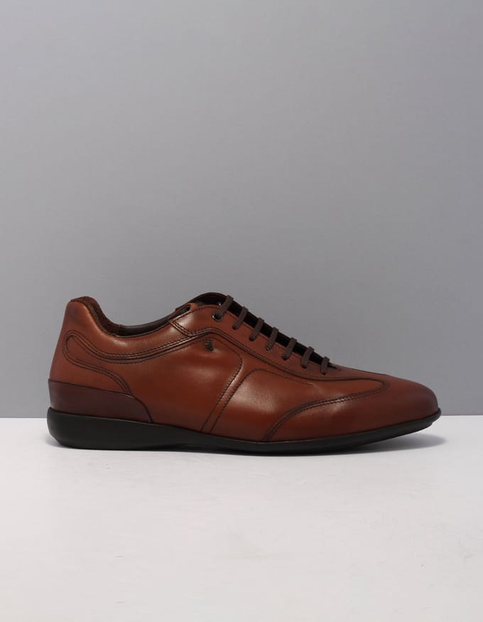 Van Bommel Sbm-10016 Veterschoenen - Heren - Cognac - Maat 41