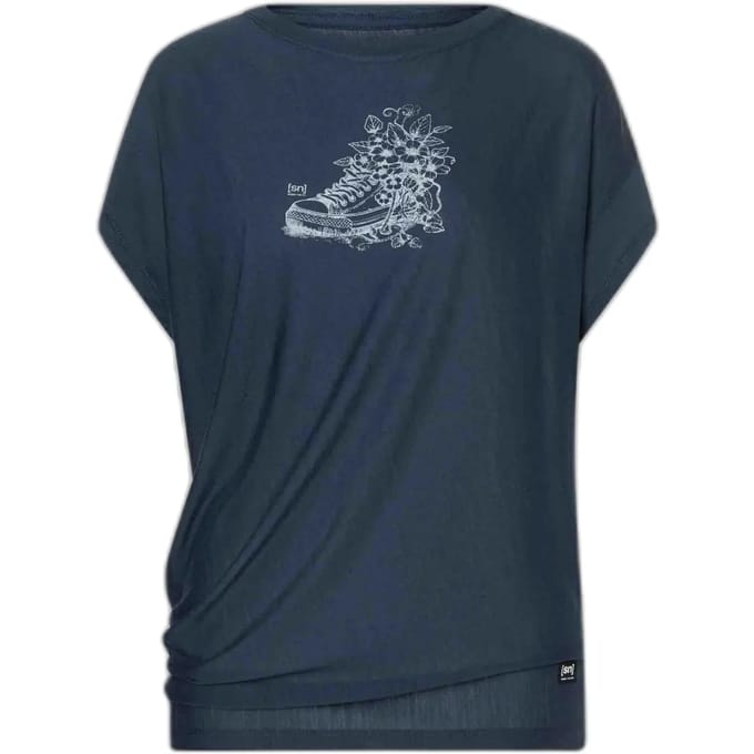 T-shirt dames super.natural Flower Sneakers Loose