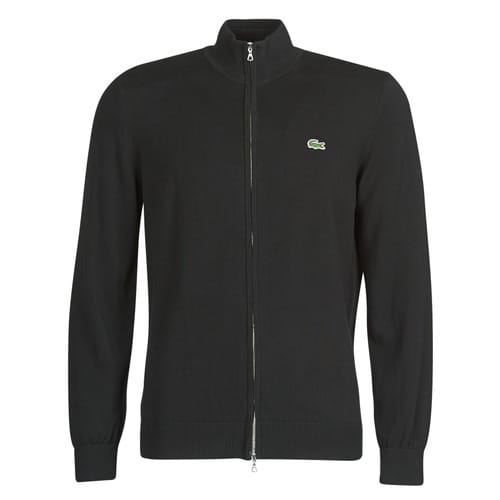 Lacoste A Zip through sweater - black
