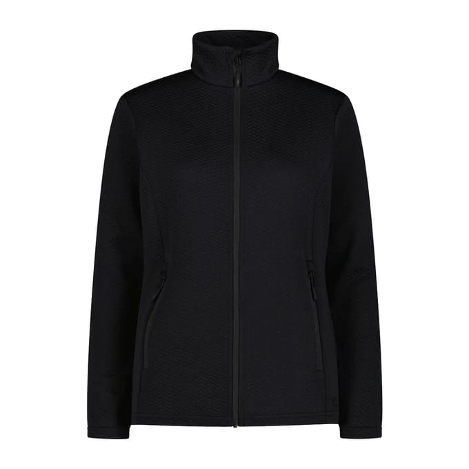 Extensible Col Roulé Fleece met Jacquardprint Dames CMP