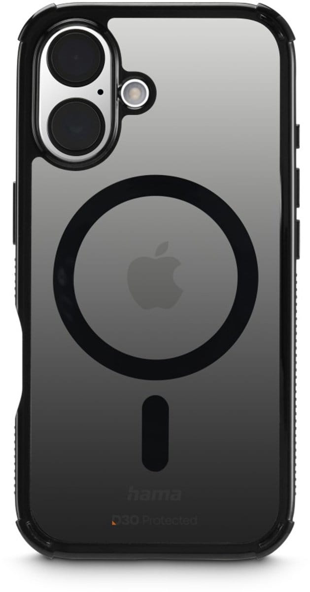 Hama hoesje geschikt voor Iphone 16 - Extreme Protect MagCase - Zwart