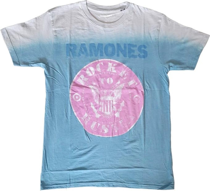 Ramones - Rocket To Russia Heren T-shirt - M - Blauw