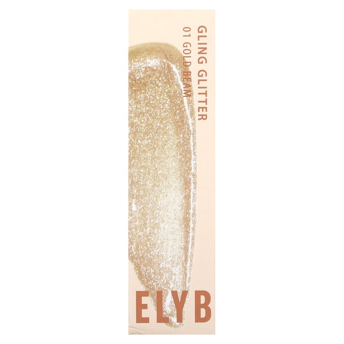 TonyMoly, Lovely Beam Gling Glitter, 01 Gold Glow, 2 g (0.07 oz) beige