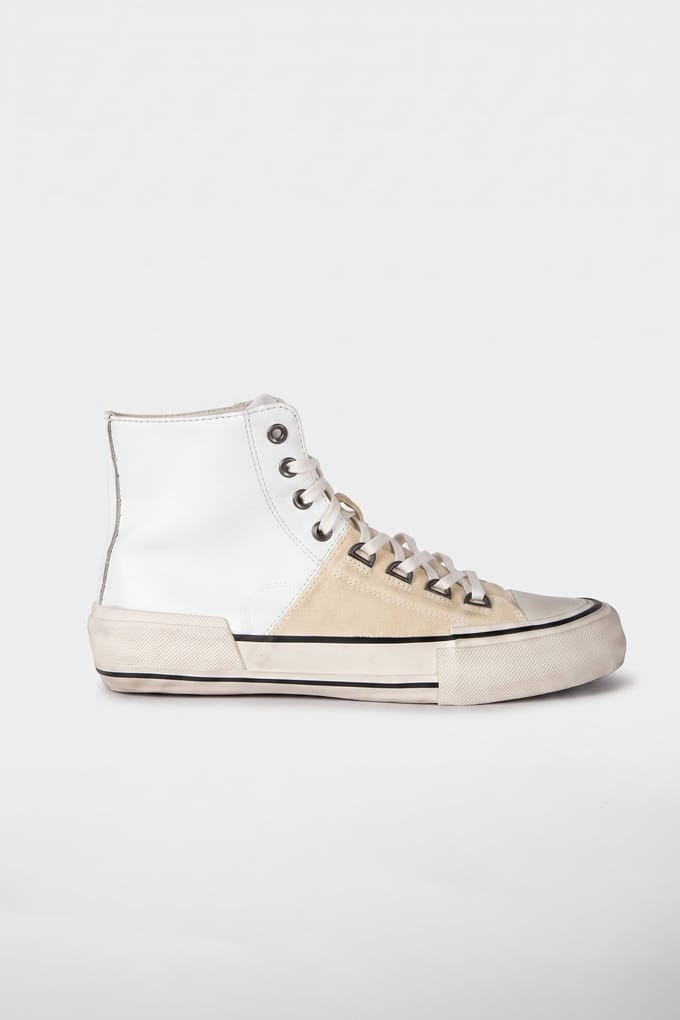 AllSaints Waylon Hi Top Black Größe: 43 | Trainers Outlet | Herren | Schwarz