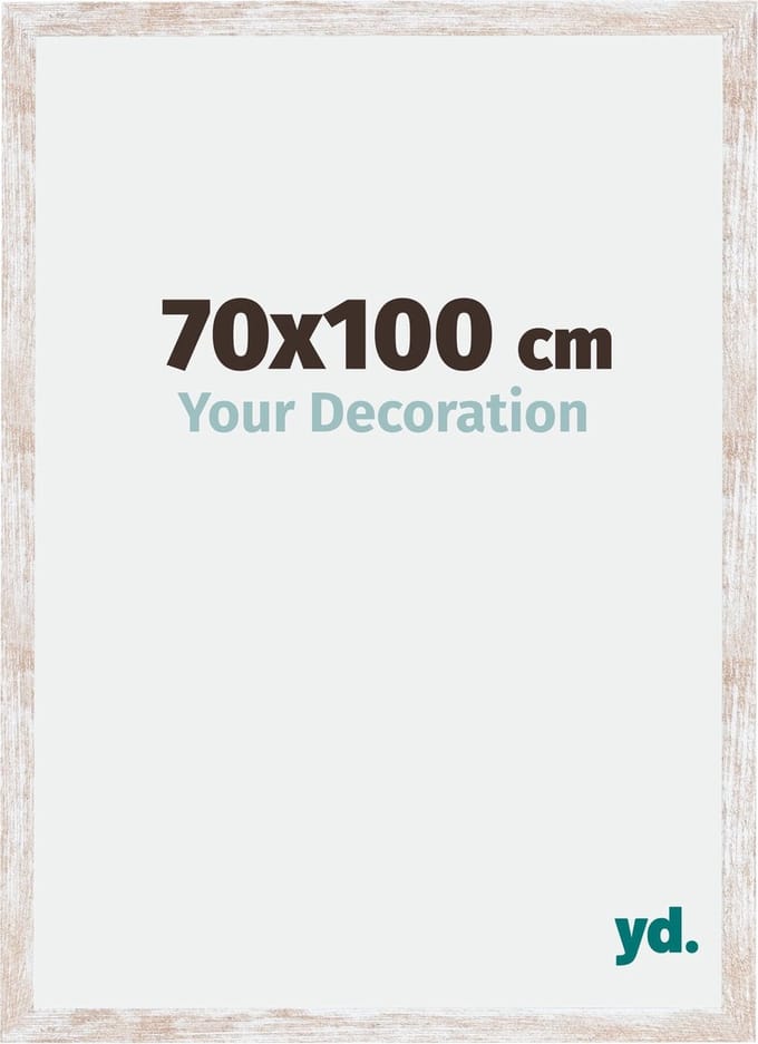 Your Decoration - Fotolijst 70x100 cm - MDF - White Wash - Catania