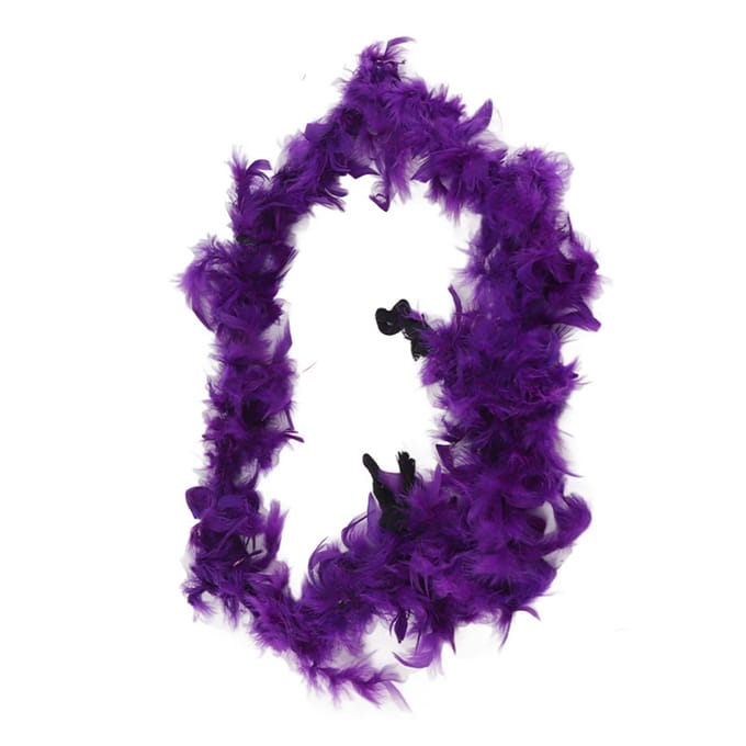 Pluizige Veren Bies Chandelle Veren Boa voor Dansen Bruiloft Feest Kostuum Decoratie blue