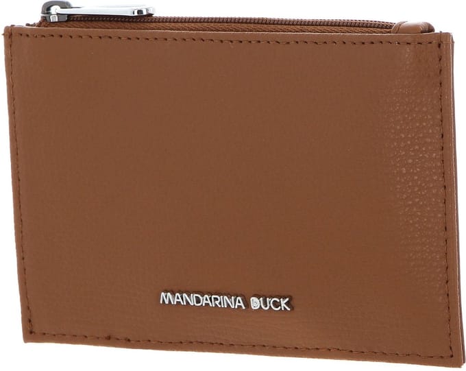 MANDARINA DUCK Leren Kaarthouder Mellow Urban Wallet Indian Tan Bruine