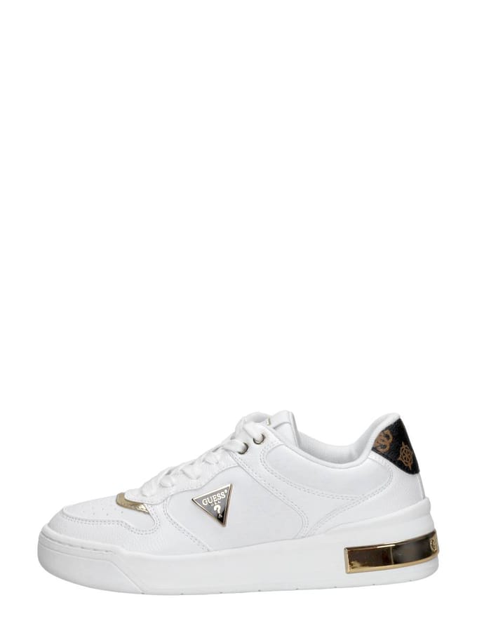 Guess Clarkz Lage sneakers - Leren Sneaker - Dames - Wit - Maat 36
