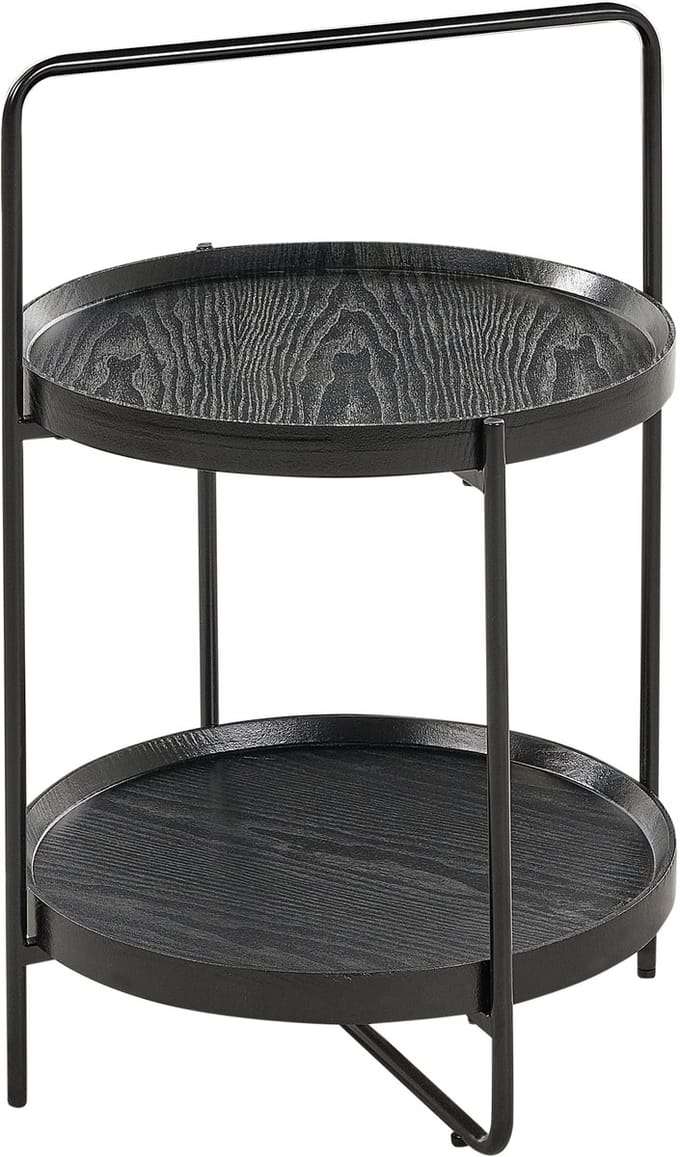 EVART - Bijzettafel - Zwart - Hout
