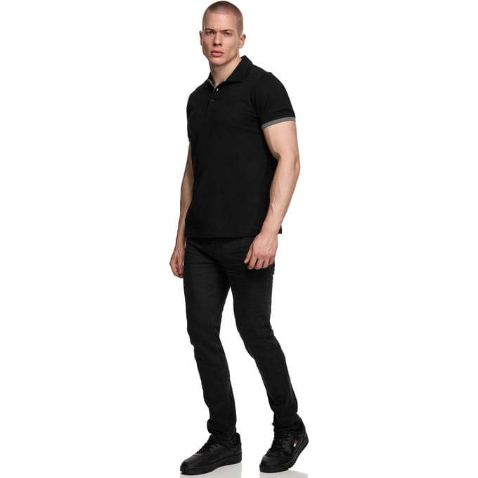 Contrast Polo Piqué Shirt Normale Pasvorm