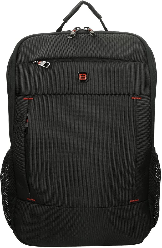 Enrico Benetti Cornell Laptoprugzak 17 inch - Zwart