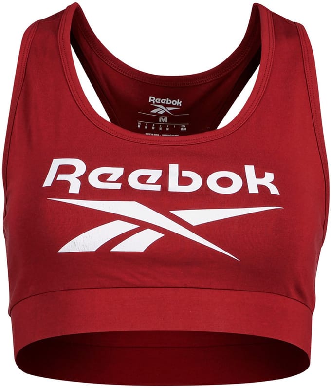 Reebok Classics Monroe Scoop Big Logo Sportbeha Rood XS / Regular Vrouw