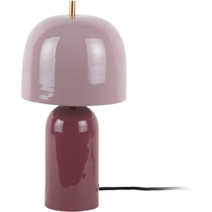 Leitmotiv tafellamp rico dark mauve & soft lavender