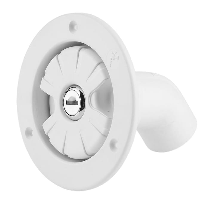 Afsluitbare Zwaartekracht Watertoevoer Zoetwater Vul Filter met 2 Sleutels voor Caravan Boot Trailer gray
