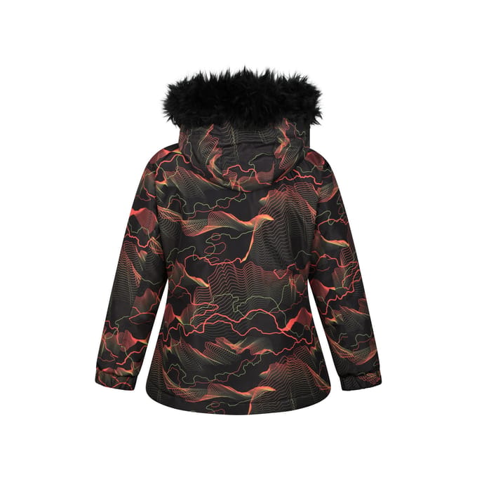 Mountain Warehouse Kinder/Kinder Berg Abstract Ski jas (Zwart)