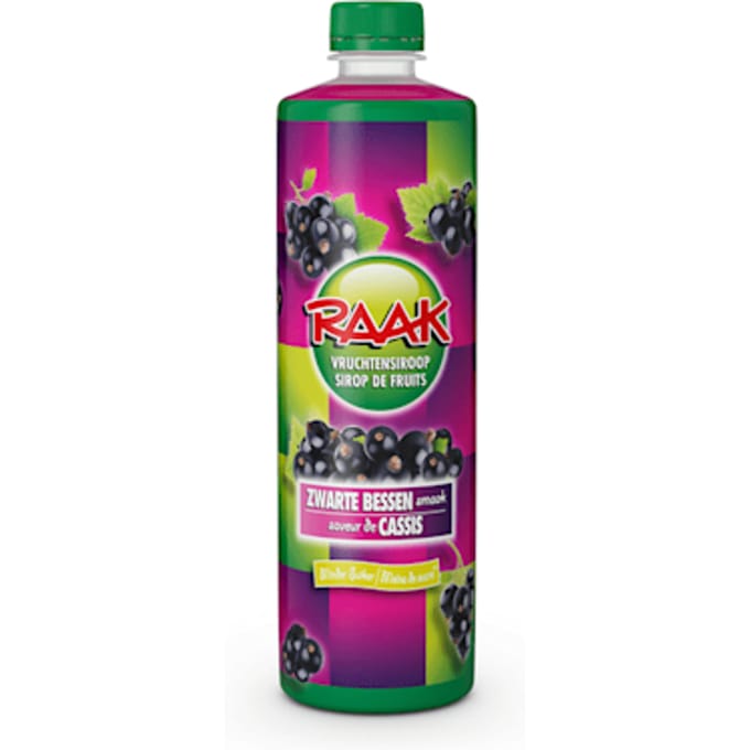 Siroop RAAK zwarte bessen 750ml