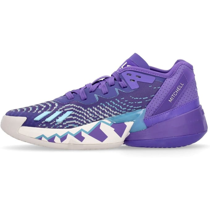 D.o.n.-basketbalschoen voor heren Uitgave 4 Purple Rush/gebroken wit/helder aqua
