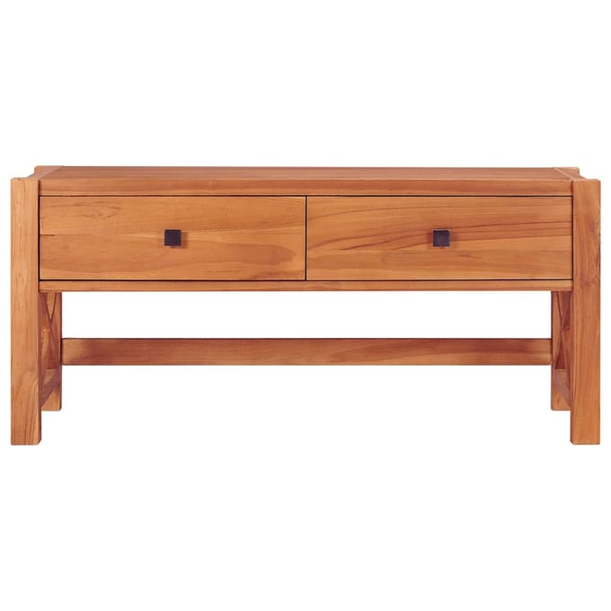 vidaXL - Tv-meubel - 100x40x45 - cm - teakhout