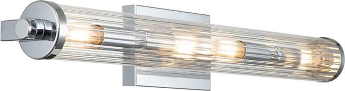 Kichler LED Wandlamp Azores | 4X E14 Max 40W | IP44 | Polished Chrome