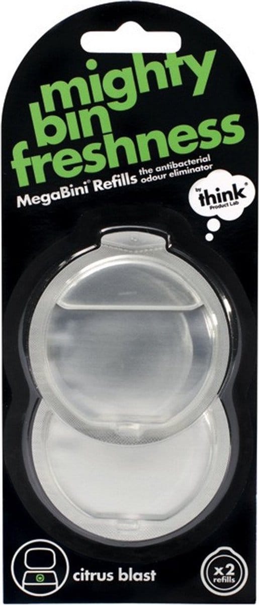 MegaBini geurverwijderaar Citrus Blast Navulling Set 2 stuks
