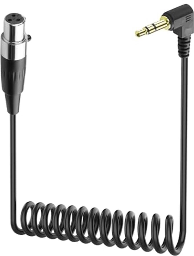 Mini XLR naar 3,5 mm Audiokabel voor Camera's en Microfoons - 1,64 ft