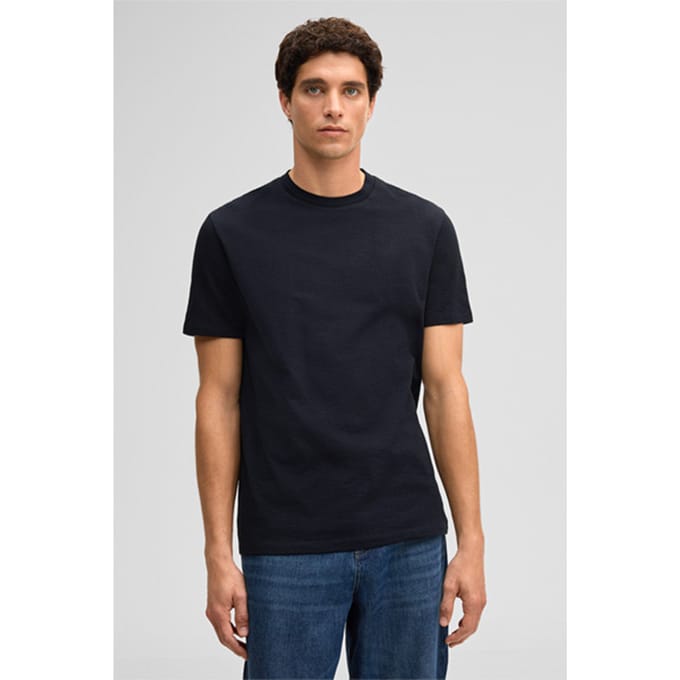 Piqué T-shirt Fisher, navy