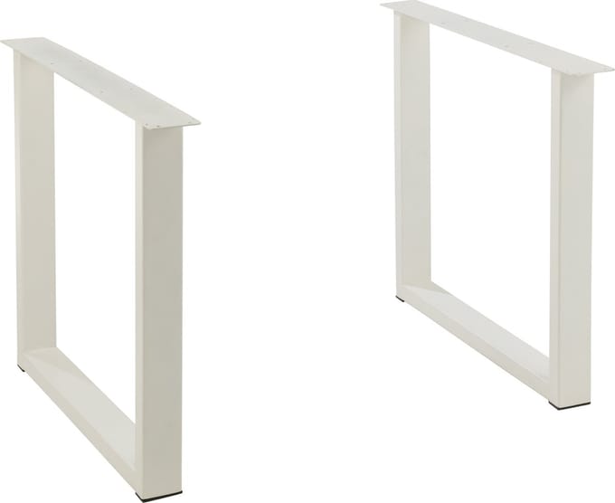 J-Line tafel Poten Rechthoek - metaal - zwart