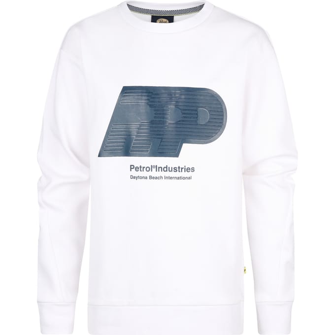 Petrol Industries - Jongens Artwork Sweater Harborview - Wit