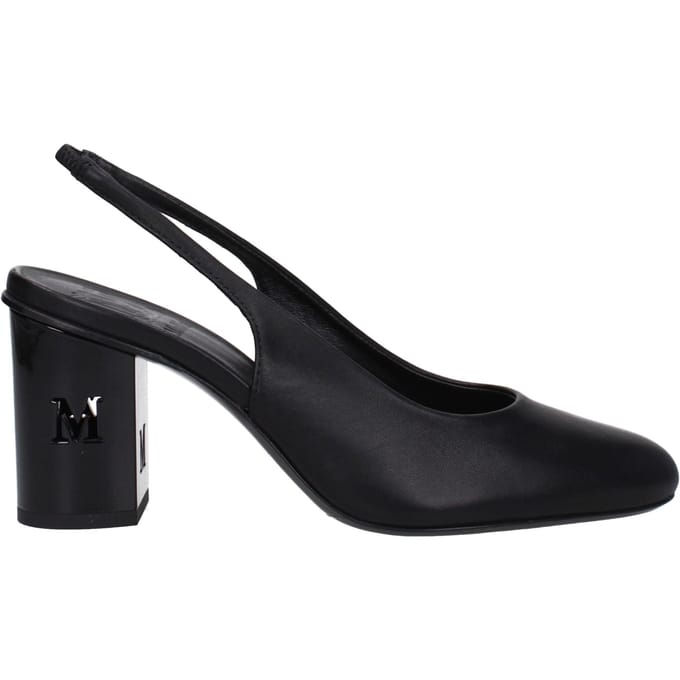 Max Mara Zwarte Leren Hakken