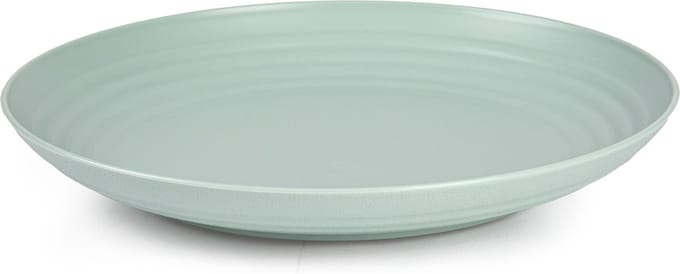Plasticforte Rond diner bord/camping bord - Dia 25 cm - mintgroen - kunststof - onbreekbaar