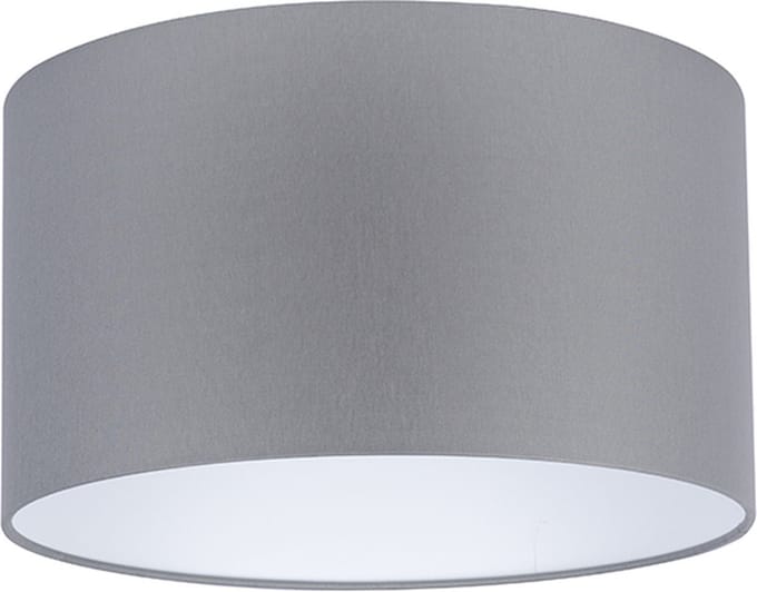 Uniqq Lampenkap stoffen grijs Ø 35 cm – 20 cm hoog