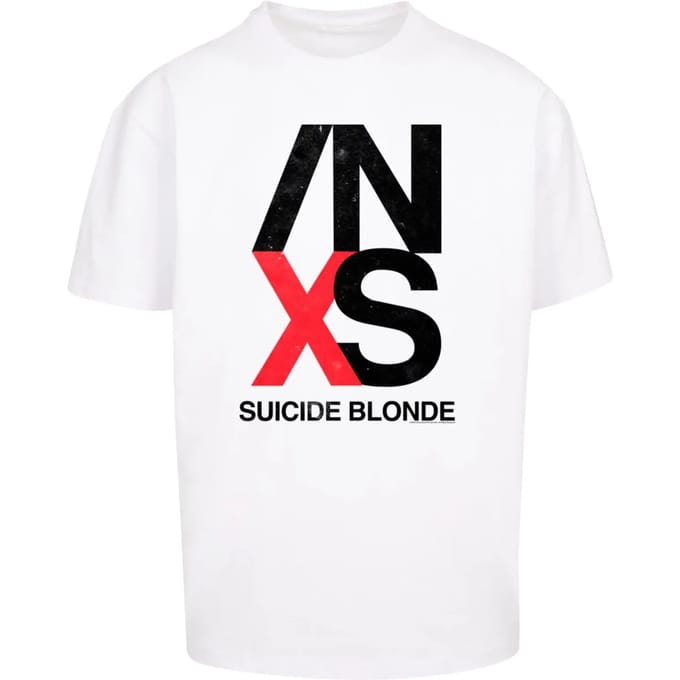 Oversized T-shirt Merchcode INXS X Tour Heavy