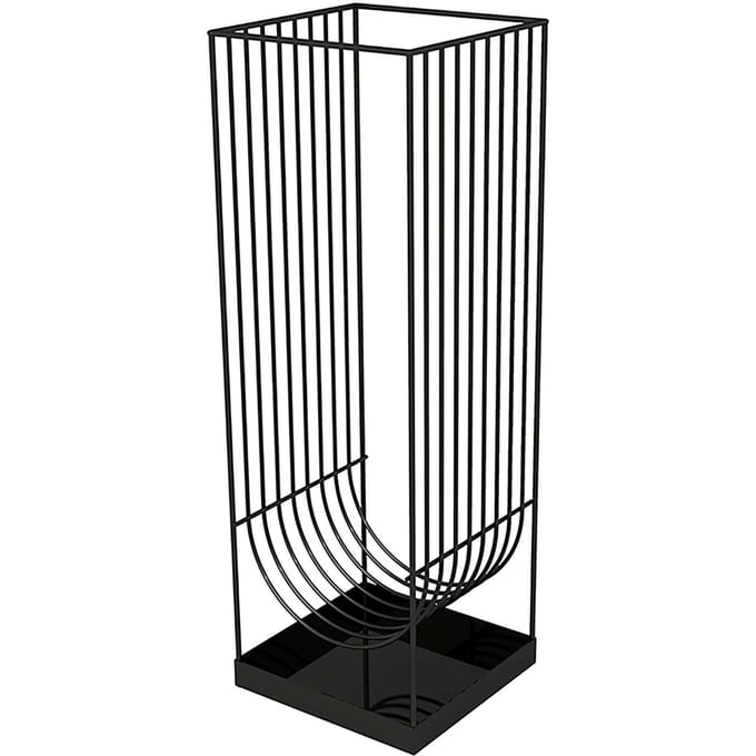 AYTM paraplubak Curva, zwart, hoogte 56 cm, staal