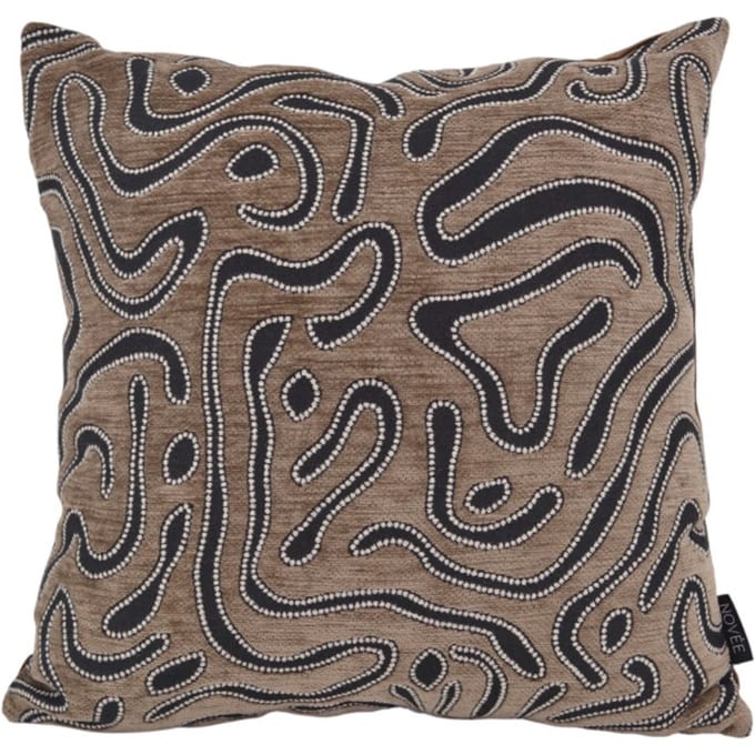 NOVÉE Sierkussen chenille flow | 45 x 45 cm | velvet/polyester