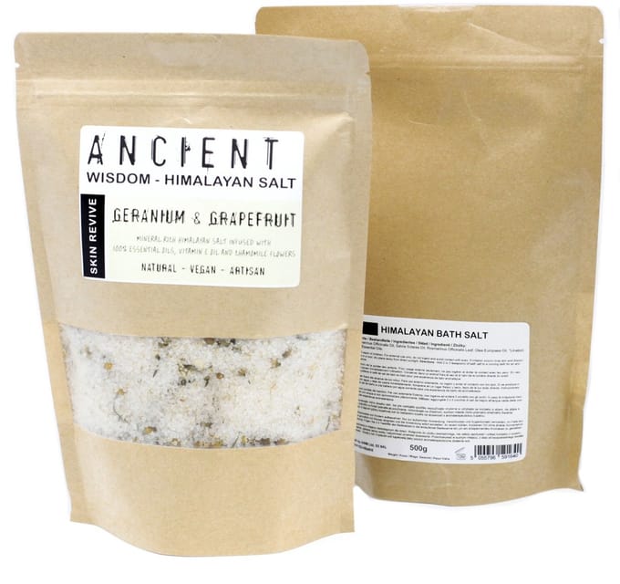 Himalayan Bath Salt Blend 500g - Skin Revive 4. Stuks