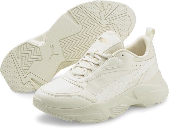 Puma Cassia SL Pristine Dames Sneakers Crème Team-Goud 385279-03 40 white