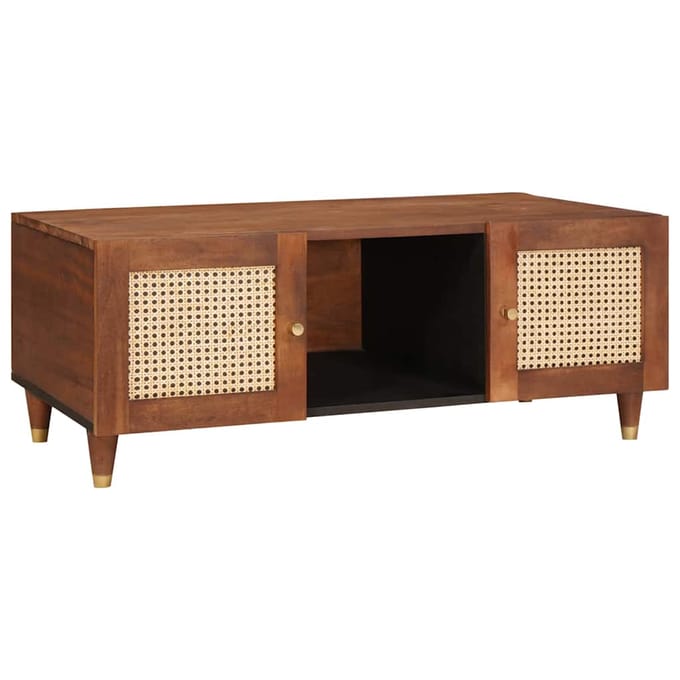 vidaXL - Salontafel - 100 - x - 54 - x - 40 - cm - Massief - Mango - Hout