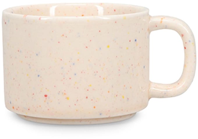 ONA Kop 17cl Diameter 7.6cm Hoogte 5.5cm beige Fika (Set van 4)