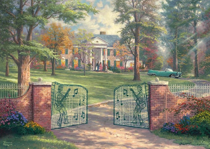 Schmidt legpuzzel Graceland 50th Anniversary 1000 stukjes puzzel.