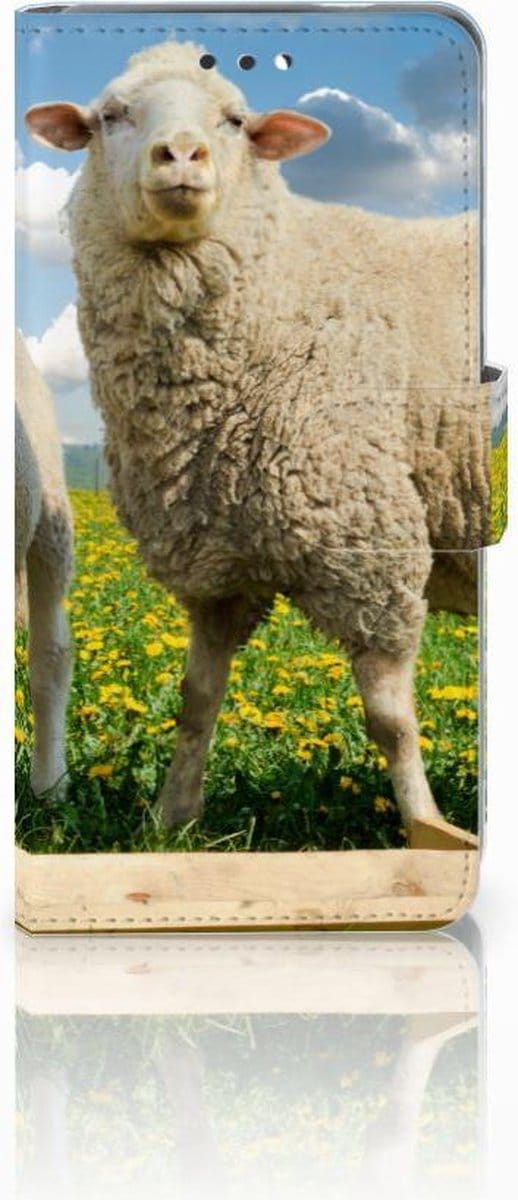 Nokia 3.1 (2018) Telefoonhoesje met Pasjes Schaap en Lammetje