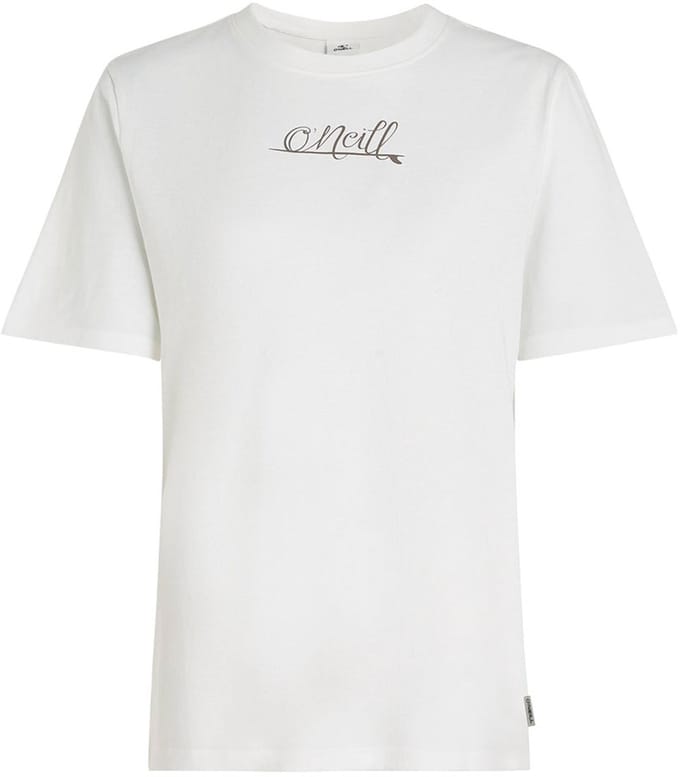 O´neill Essentials Script T-shirt Met Korte Mouwen Wit S Vrouw