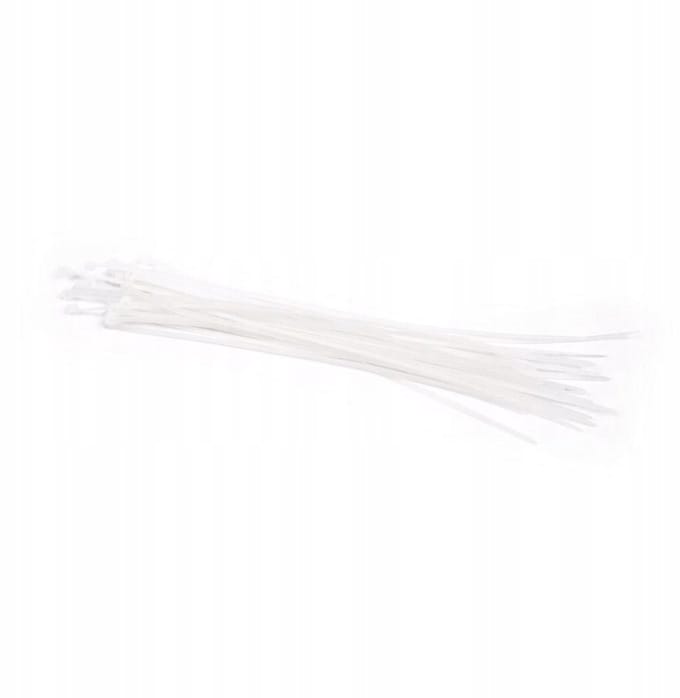 Witte Kabelbinders Rits 150x3,6 mm - 100 Stuks