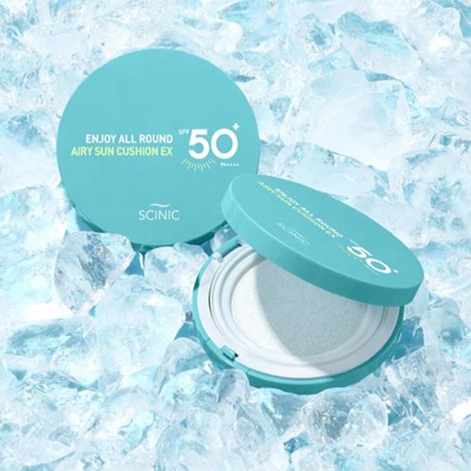 SCINIC - Enjoy All Round Airy Sun Cushion EX SPF50+ PA++++ - 25g