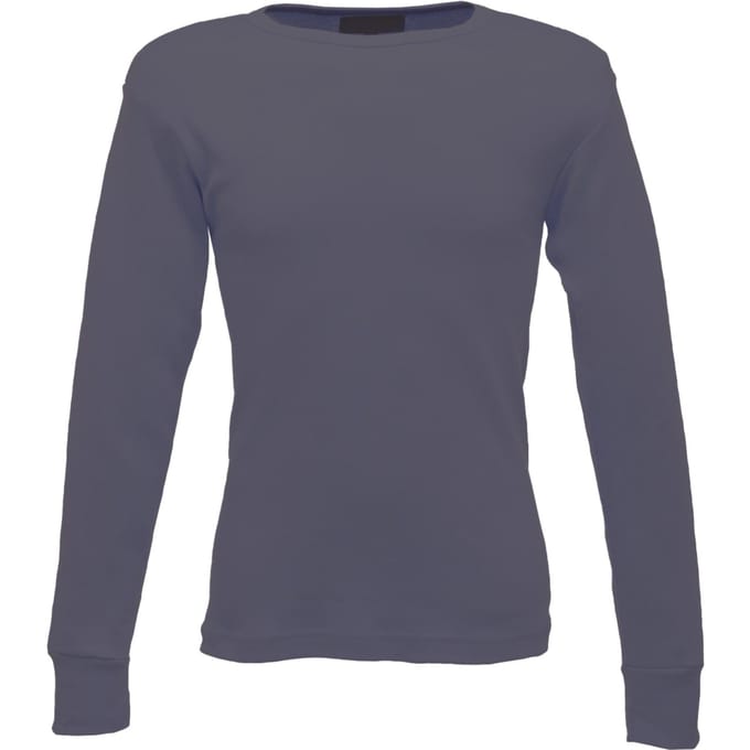 Regatta Thermisch Ondergoed Lange Mouw Vest / Top (Denim Blauw)