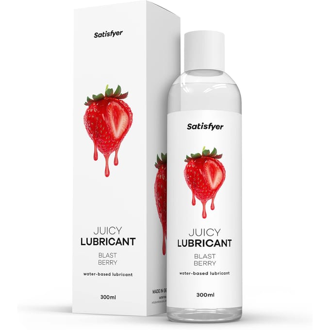 Satisfyer glijmiddel 300 ml | Glijmiddel op waterbasis | Glijmiddel met smaak