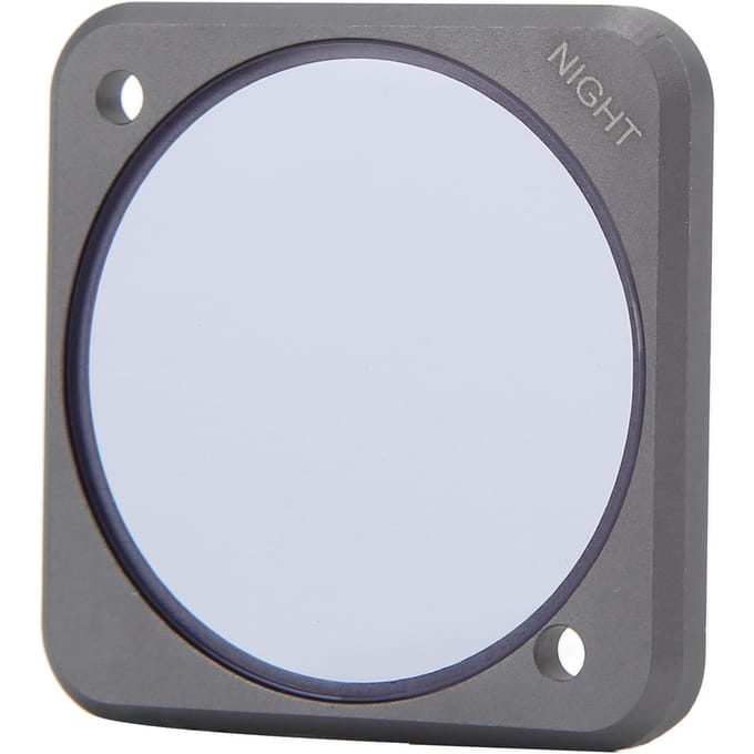 Junestar Nacht Optisch Glas Actiecamera Lensfilters Set voor DJI Action 2 Sportcamera gray
