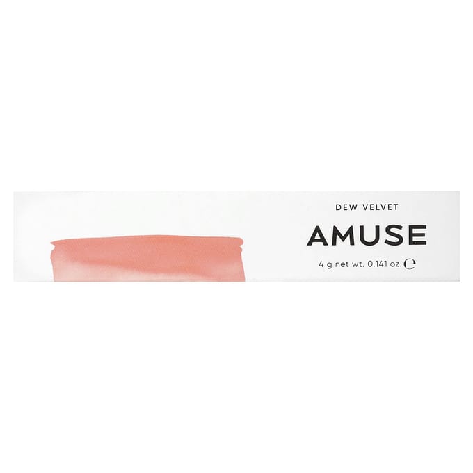 Amuse, Dew Velvet, Rose Vif, 4g (0.141oz) white