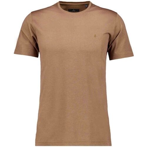 Ragman T-Shirt Softknit Round Neck Chestnut / male