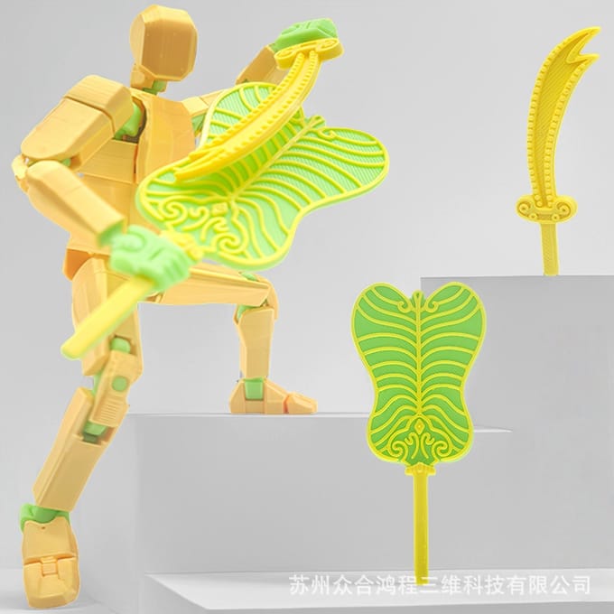 Nieuwe Lucky Dummy13 Volledig Beweegbaar Gewrichtsmodel 3D Geprint Geassembleerd Figuurtje