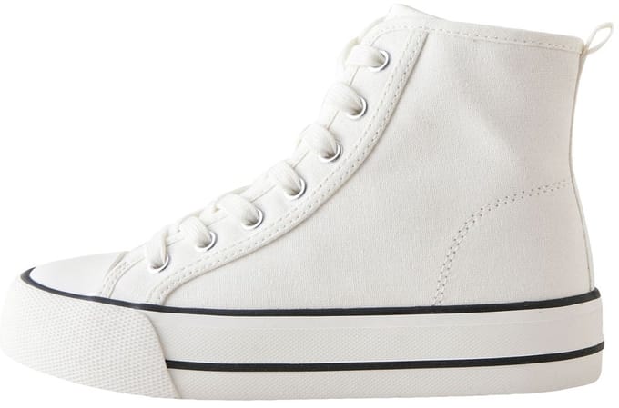 Next - Meisjes - Hoge sneakers met veters - Wit